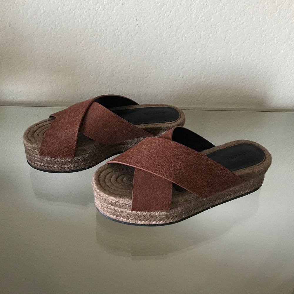 SOLD “NEW"ALLSAINTS BRICK BROWN HARLEM PLATFORM